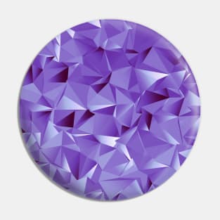 Purple Polygonal Pattern Pin