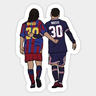 Autocollant Lionel Messi Versions PSG & Barcelone disponibles