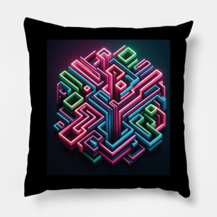 Abstract geometric Pillow