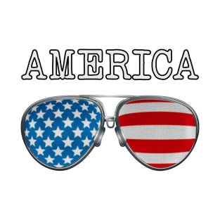 USA PILOT GLASSES AMERICA T-Shirt