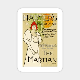 HARPER'S MAGAZINE THE MARTIAN 1897 by Fred Hyland Maitres De L' Affiche Collection Magnet