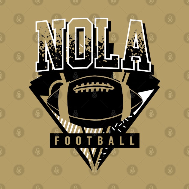 New Orleans Football Retro Gameday by funandgames