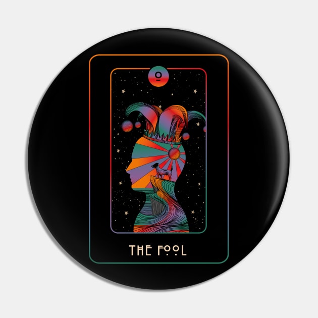 Tarot - The Fool Pin by Inktally