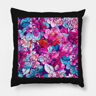 Floral Pattern - Pretty Flowers Pillow