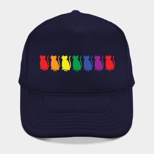 Colorful Cats Pride Rainbow Hat