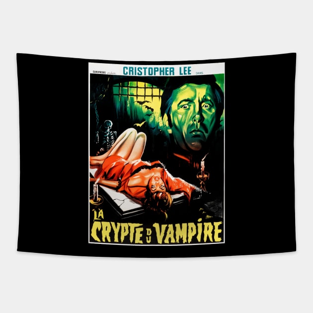 La Crypte du Vampire (1964) Tapestry by Scum & Villainy