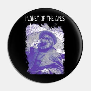 Retro Planet Fiction Movie Pin