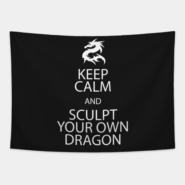 Sculp your own Dragon! Tapestry by Yellowkoong