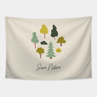 Save nature Tapestry