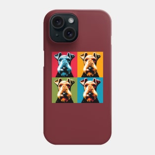 Airedale Terrier Pop Art - Dog Lovers Phone Case