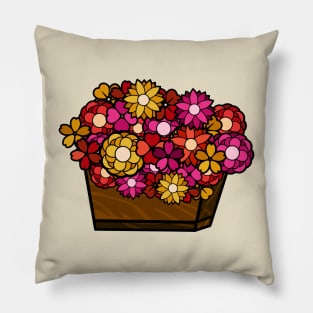 Flower Basket Pillow