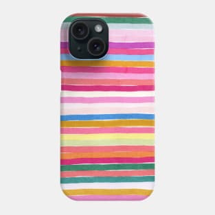 Colorful Horizontal Stripes Phone Case