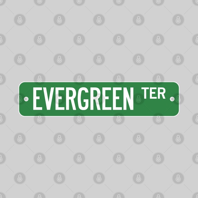 Evergreen Terrace Street Sign (Simpsons) by fandemonium