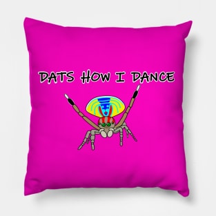 Dancing Peacock Spider Pillow