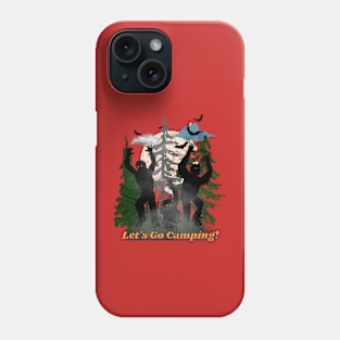 Let's Go Camping Halloween Horror Phone Case