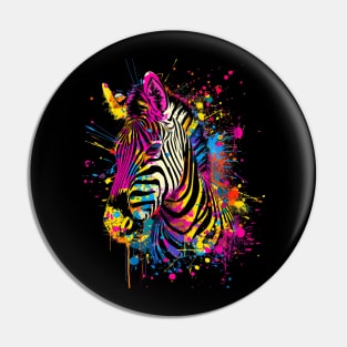 Zebra Wildlife Conservation Pin