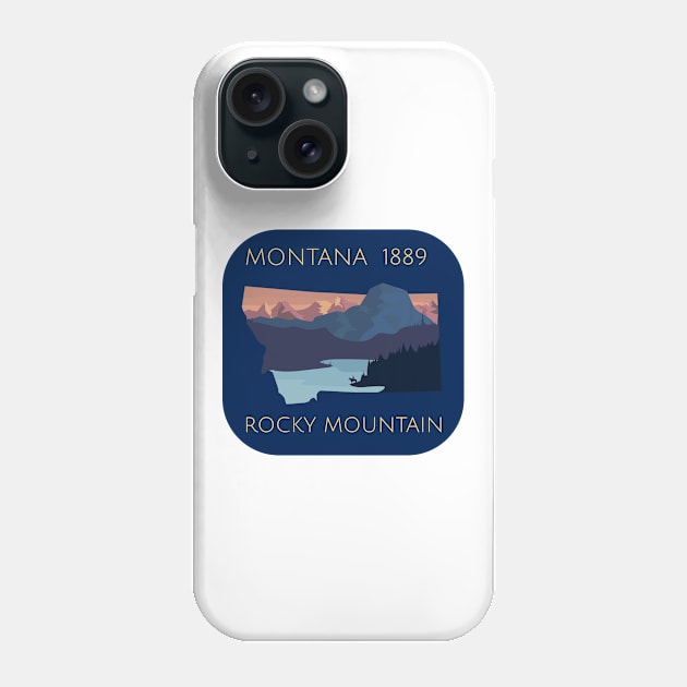 Montana-Rocky Mountain Phone Case by DiscoverNow