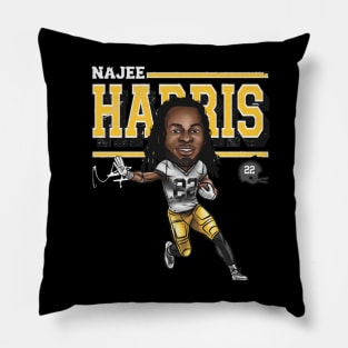 Najee Harris Pittsburgh Cartoon Pillow