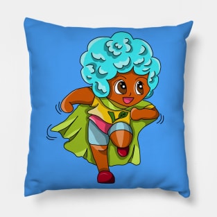 Vegan Superhero to the Rescue Pillow