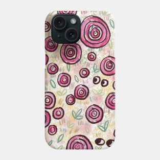 Hiding among roses Phone Case