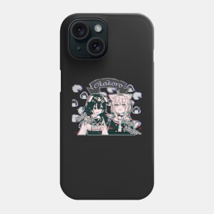 Glitched Okakoro Hololive Phone Case