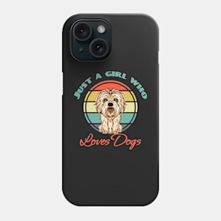 Just a Girl Who Loves Shih Tzus Dog Puppy Lover Cute Phone Case