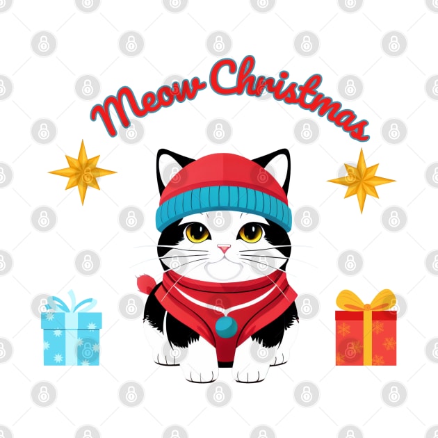 christmas cat by Cat Lover Store