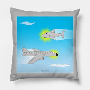 Plane and Shark Pillow