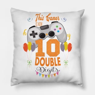 This gamer is now 10 , 10 years old gamer gift. Edit Pillow