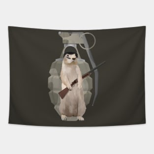 Groundhog Grenade Tapestry