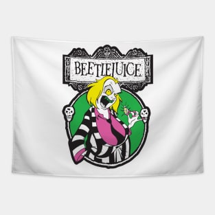 Beetlejuice Cartoon - Light Tapestry