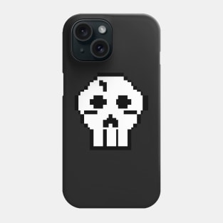 Pixel Skull Phone Case