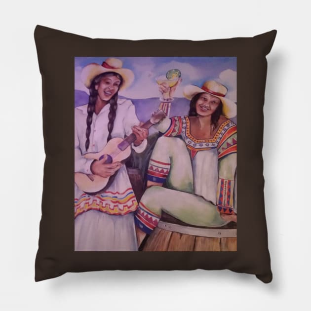 Margaritas Pillow by LibrosBOOKtique