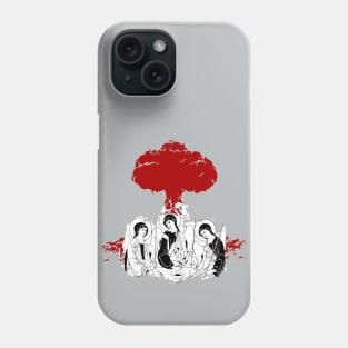 A quiet meal amid catastrophe. Phone Case