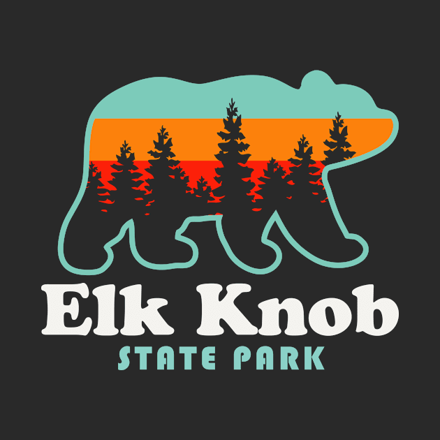 Elk Knob State Park  North Carolina Hiking Peak by PodDesignShop