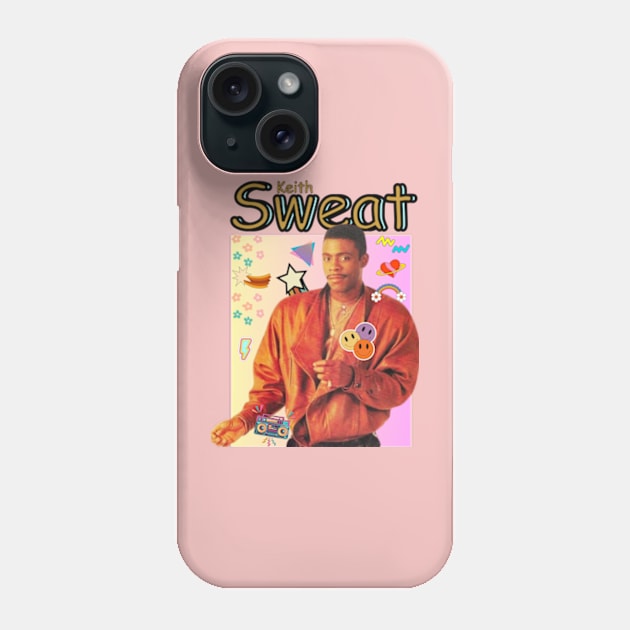 funny Keith Sweat quotes art 90s style retro vintage 70s Phone Case by graphicaesthetic ✅