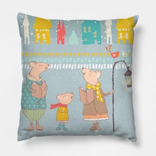 Christmas Carol Mouse Pillow