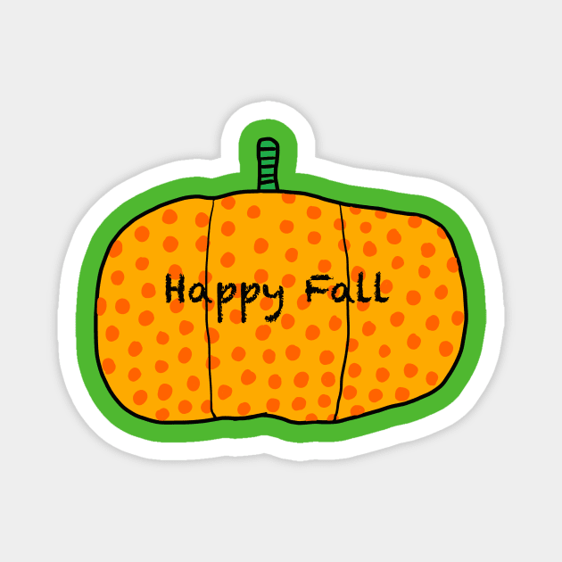 Happy Fall Magnet by Tomo