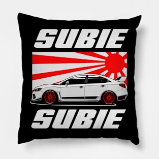 Whites subie japan Pillow