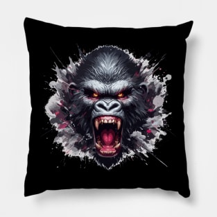 Gorilla Power Angry Ape Pillow