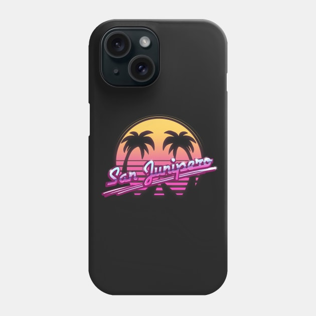 San Junipero Phone Case by Lolliegag