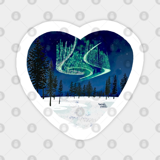 Beautiful aurora Magnet by Aurealis