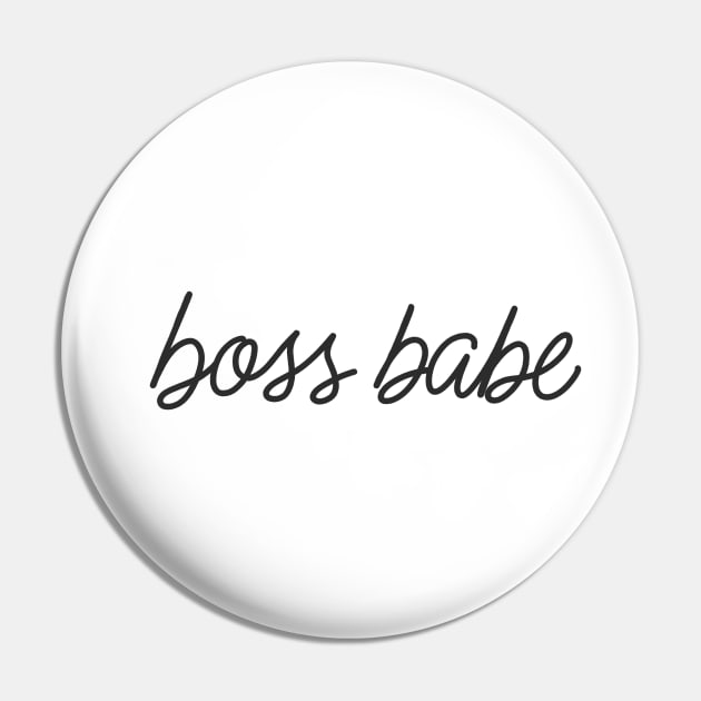 Boss Babe Pin by SweetLavender