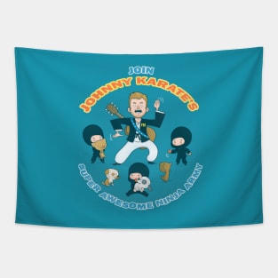 Super Awesome Ninja Army Tapestry