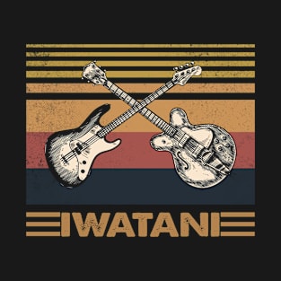 Retro Design Iwatani Proud Name Guitars Anime T-Shirt