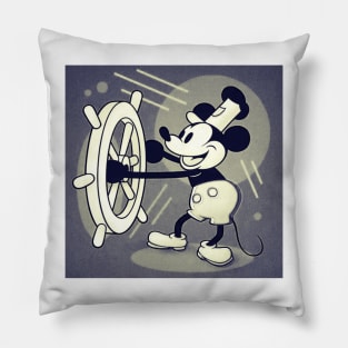 steamboat willie Pillow