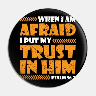 Trust in Him Pin