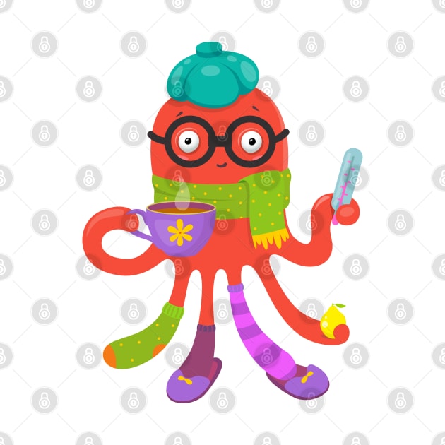 Cute Octopus by Mako Design 