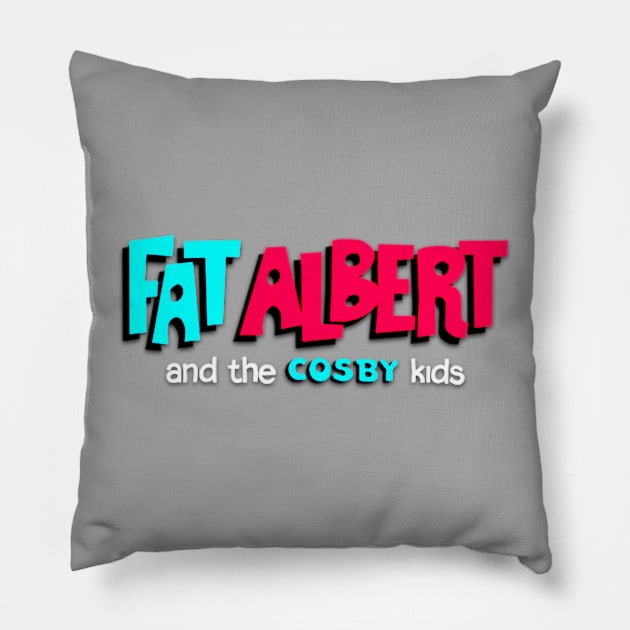 Fat Albert Pillow by Jheimerillustration