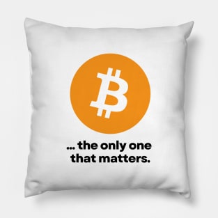 BTC The Only One That Matters 01 Pillow
